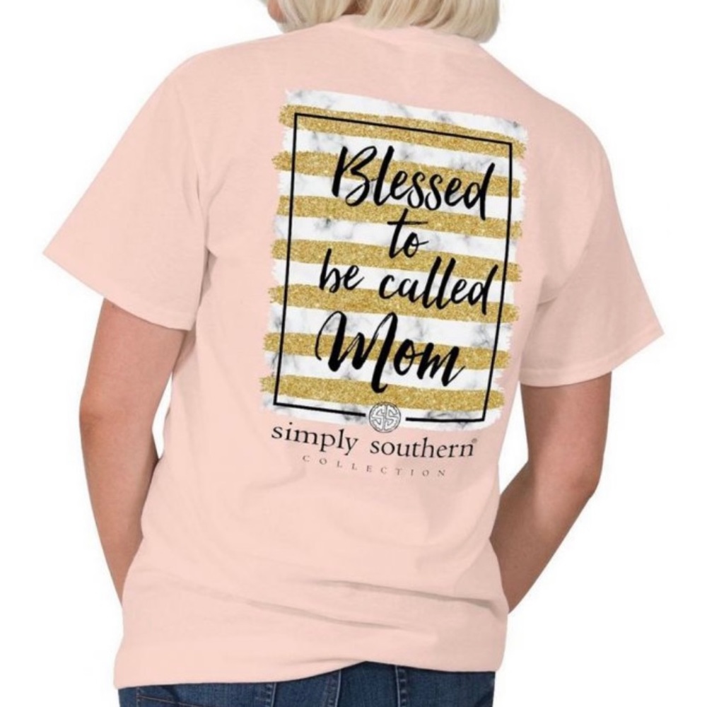 Simply Southern Blessed to be Called Mom T-Shirt